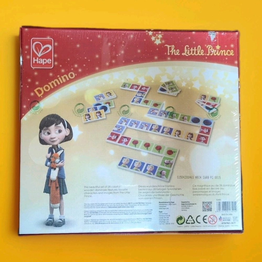 The Little Prince 28pc Domino Game Set by Hape Sealed - Picture 2 of 9